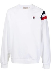 Fila logo-patch cotton sweatshirt