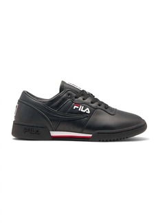 Fila Mens Original Fitness Sneaker In Black/white/red