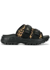 Fila outdoor leopard print sandals