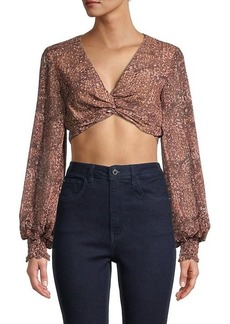 findersKEEPERS ​Malena Twist Front Cropped Top