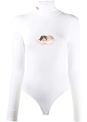 Fiorucci embroidered long-sleeve body