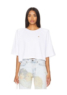 FIORUCCI Angel Patch Cropped Padded T-shirt