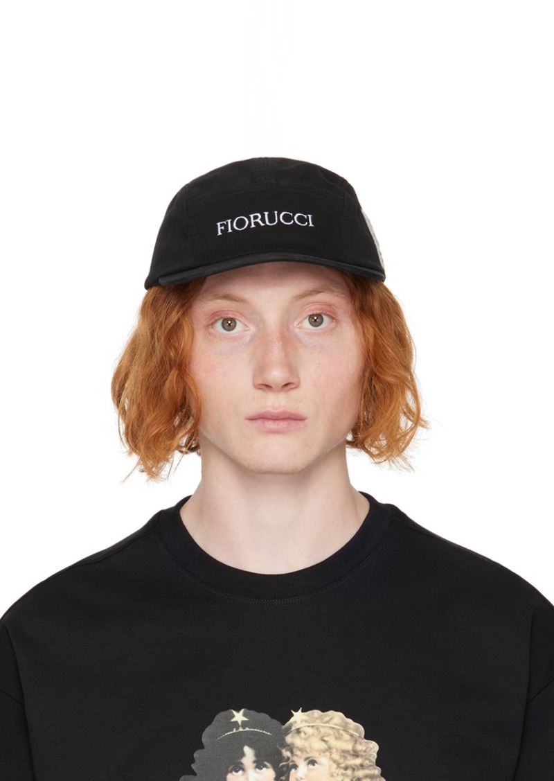 Fiorucci Black Embroidered Cap