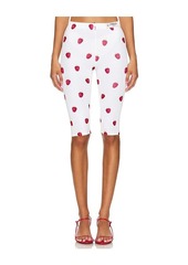 FIORUCCI Raspberry Print Biker Shorts