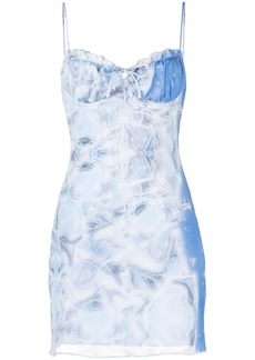 Fiorucci ice-print balconette minidress