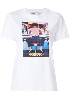 Fiorucci Diner Girl print T-shirt