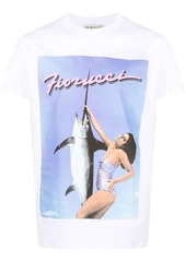 Fiorucci swordfish-print cotton T-shirt