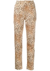 Fiorucci Tara leopard print jeans