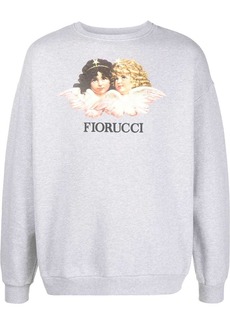 Fiorucci Angels logo print boxy sweatshirt