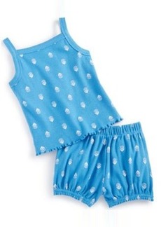 First Impressions First Impression Baby Girls Simple Stamp Floral Tank Bloomers Created For Macys