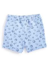 First Impressions Baby Boys Baseball Shorts, Created for Macy's - Blue Whisper