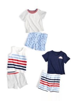 First Impressions Baby Boys Baseball T Shirt Striped Shirts Shorts Created For Macys