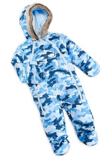 First Impressions Baby Boys Camouflage Faux Fur Trim Snowsuit, Created for Macy's