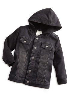 First Impressions Baby Boys Denim Hooded Jacket, Created for Macy's