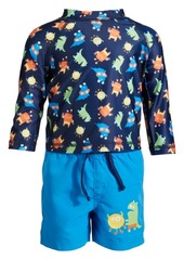First Impressions Baby Boys Monster Rash Guard Set, Created for Macy's