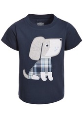 First Impressions Baby Boys Plaid Dog Cotton T-Shirt, Created for Macy's