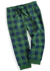 First Impressions Baby Boys Plaid Joggers, Created for Macy's - Rainforest Green