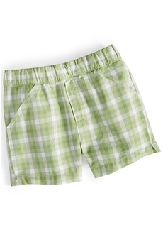 First Impressions Baby Boys Plaid Woven Shorts, Created for Macy's - Reseda