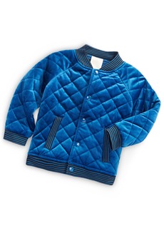 First Impressions Baby Boys Quilted Velvet Jacket, Created for Macy's