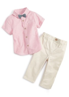 First Impressions Baby Boys Seersucker Shirt and Pants, 2 Piece Set, Created for Macy's