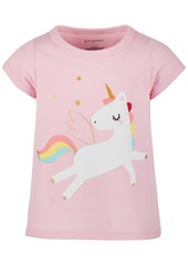 First Impressions Baby Girls Cotton Rainbow Unicorn T-Shirt, Created for Macy's