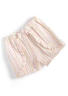 First Impressions Baby Girls Dash Stripe Shorts, Created for Macy's - Angel Whit