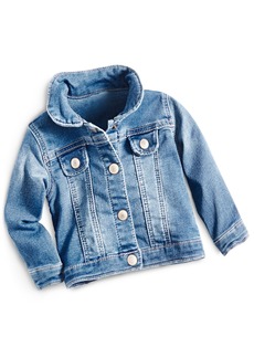 First Impressions Baby Girls Denim Jacket, Created for Macy's - Authentic Denim