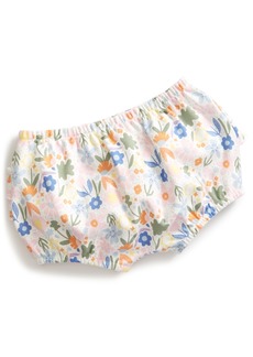 First Impressions Baby Girls Floral Cotton Bloomer, Created for Macy's - Angel White