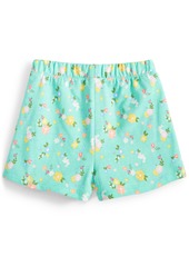 First Impressions Baby Girls French-Terry Floral-Print Shorts, Created for Macy's - Garden Party