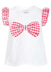 First Impressions Baby Girls Gingham Bow Cotton Tunic, Created for Macy's