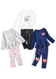First Impressions Baby Girls Love Cats Mix Match Shirts Leggings Created For Macys