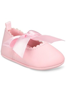 First Impressions Baby Girls Soft Sole Ballet Flats, Created for Macy's - Apple Blossom