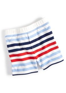 First Impressions Baby Boys Summer Stripe Shorts, Created for Macy's - Angel White