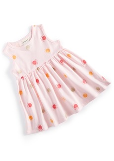 First Impressions Baby Girls Painted Sun Sleeveless Dress, Created for Macy's - Pink Polish