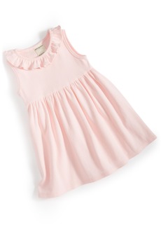 First Impressions Baby Girls Ribbed Knit Dress, Created for Macy's - Pink Polish