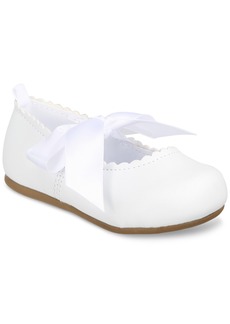 First Impressions Baby Girls Hard Sole Ballet Flats, Created for Macy's - Bright White