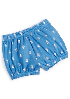 First Impressions Baby Girls Simple Stamp Floral Bloomers, Created for Macy's - Lyric Blue