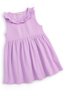 First Impressions Baby Girls Solid Waffle-Knit Dress, Created for Macy's - Lavender Rose