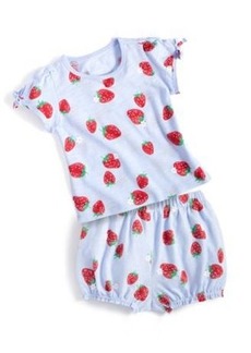 First Impressions Baby Girls Strawberry Garden T Shirt Bloomer Shorts Created For Macys