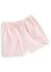 First Impressions Baby Girls Swiss Dot Woven Cotton Ruffled Shorts, Created for Macy's - Citrus Fruit