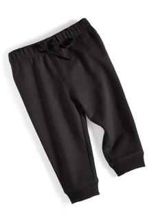 First Impressions Baby Boys Pull On Jogger Pants, Created for Macy's - Deep Black