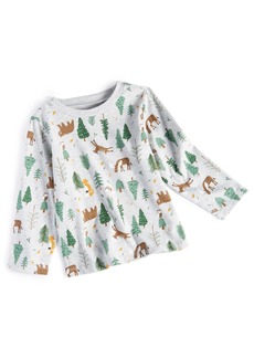 First Impressions Baby Boys Woodland Shirt, Created for Macy's - Slate Hthr