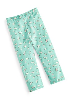 First Impressions Toddler Girls Ditsy Leggings, Created for Macy's - Porcelain Green