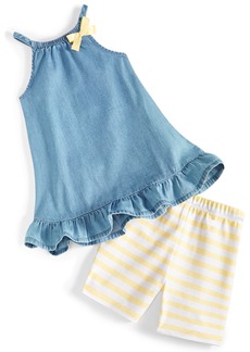 First Impressions Baby Girls Halter Tunic and Shorts, 2 Piece Set, Created for Macy's
