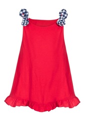 First Impressions Baby Girls Knot Ruffle Cotton Tunic, Created for Macy's