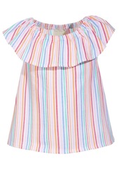 First Impressions Baby Girls Striped Flutter Top, Created for Macy's