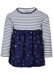 First Impressions Baby Girls Stripe Space Cotton Tunic, Created for Macy's