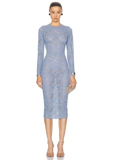 fleur du mal Le Stretch Multifit Lace Longsleeve Dress