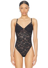 fleur du mal Le Stretch Wireless Lace Bodysuit