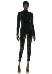 fleur du mal Rose Velvet Catsuit